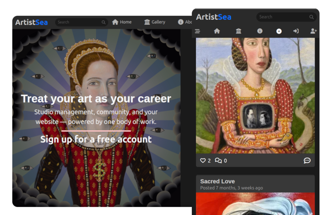 ArtistSea screenshot